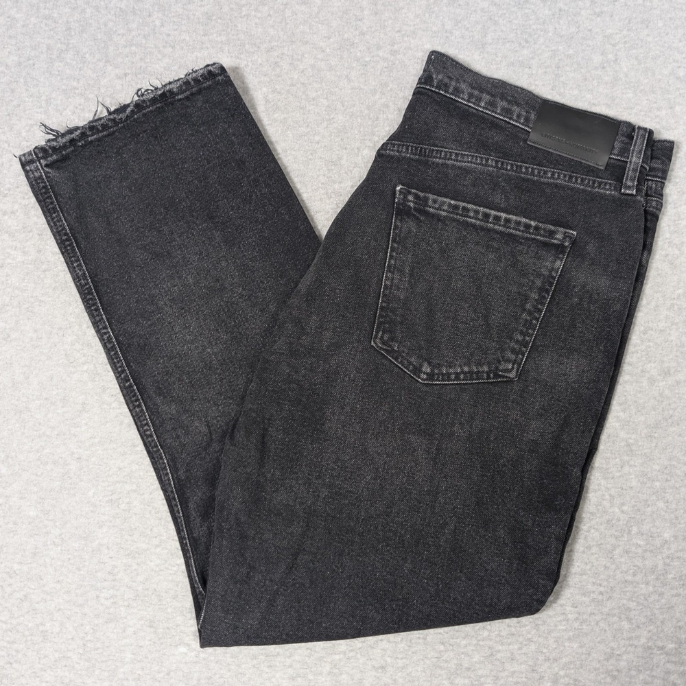 Citizens of Humanity Jolene Jeans Women's 32 High Rise Vintage Slim Stormy Black